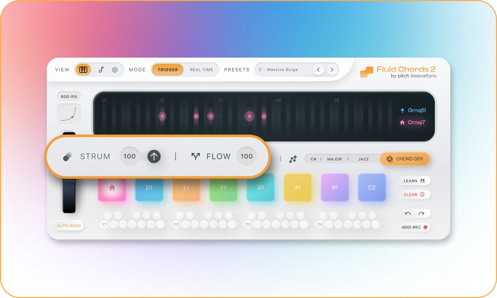 Fluid Chords Chord Bending – Real-Time MIDI Plugin - Pitch Innovations
