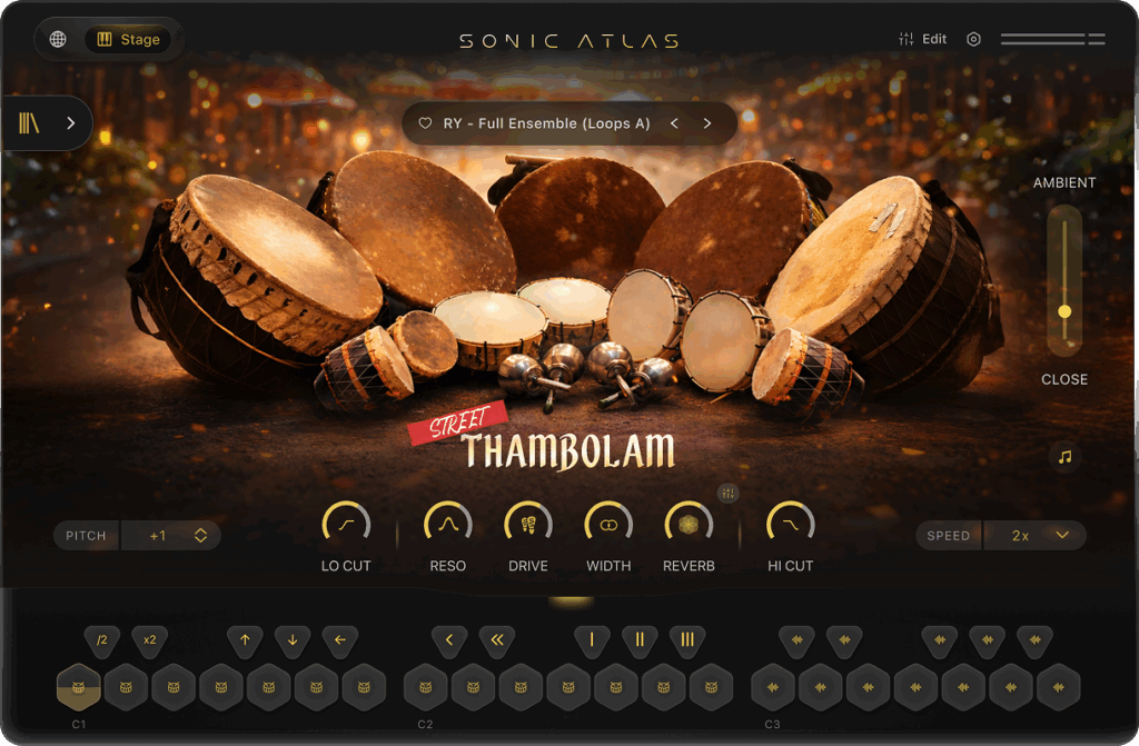 South Indian Percussion VST – Streets of South India (Sonic Atlas